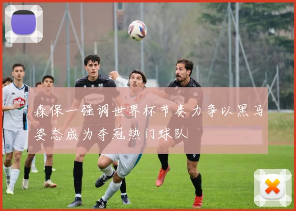 森保一强调世界杯节奏力争以黑马姿态成为夺冠热门球队